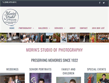 Tablet Screenshot of morinstudio.com